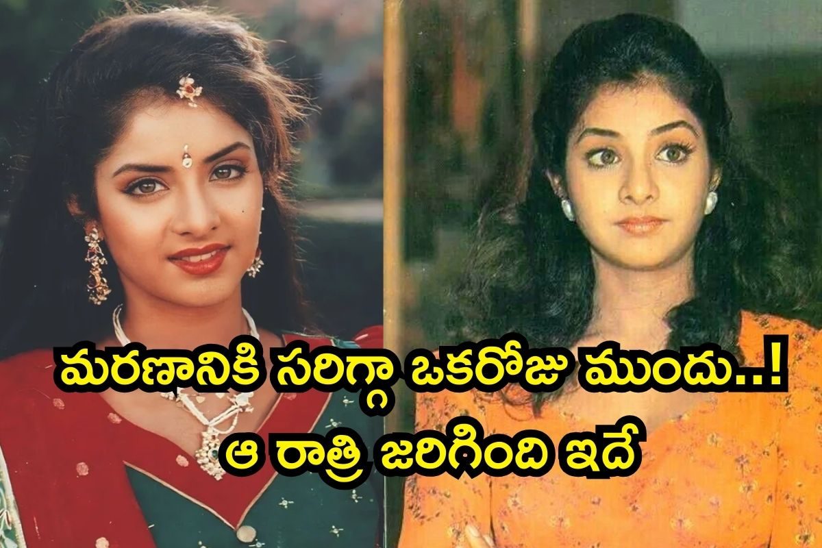Divya Bharathi: దివ్య భారతి మరణానికి సరిగ్గా ఒకరోజు ముందు..! ఆ రాత్రి జరిగింది ఇదే, 32 ఏళ్లుగా అంతుచిక్కని మిస్టరీ