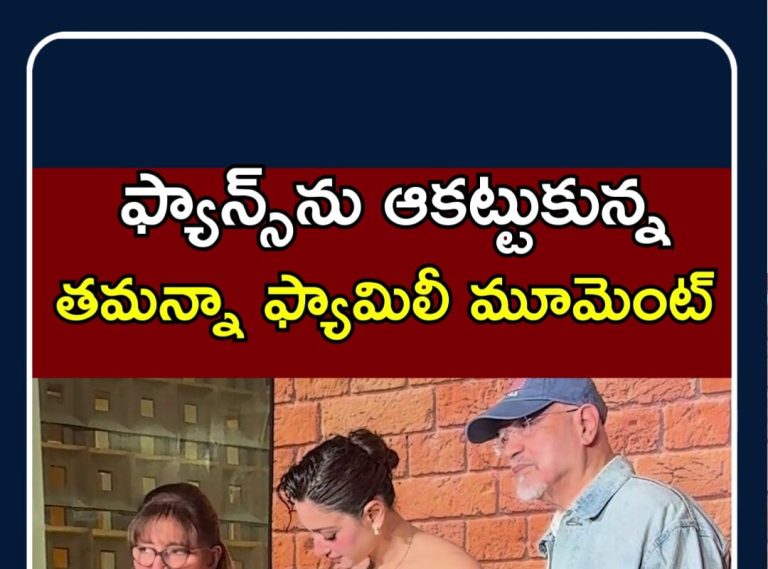 Family Time| Tamannaah with Her Parents | ఫ్యాన్స్‌ను ఆకట్టుకున్న తమన్నా ఫ్యామిలీ మూమెంట్  | N18S