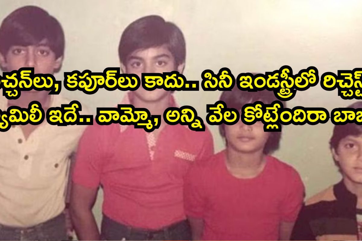 Richest cine family: బచ్చన్‌లు, కపూర్‌లు కాదు.. సినీ ఇండస్ట్రీలో రిచ్చెస్ట్‌ ఫ్యామిలీ ఇదే.. వామ్మో, అన్ని వేల కోట్లేందిరా బాబు