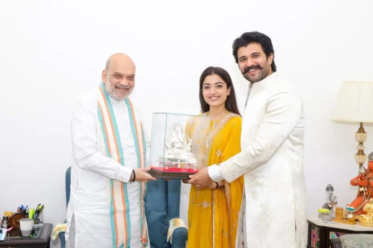 Vijay Rashmika: పెళ్లి కాగానే కేంద్ర మంత్రి అమిత్ షాను కలిసిన విజయ్- రష్మిక.. ఎందుకో తెలుసా?