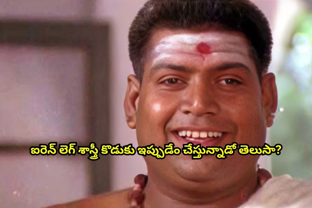 Ironleg Sastri: ఐరెన్ లెగ్ శాస్త్రీ కొడుకు ఇప్పుడు ఏం చేస్తున్నాడో తెలుసా?.. ఆయన నెల జీతం ఎంతో తెలిస్తే ఫ్యూజులు ఎగిరిపోతాయ్..!