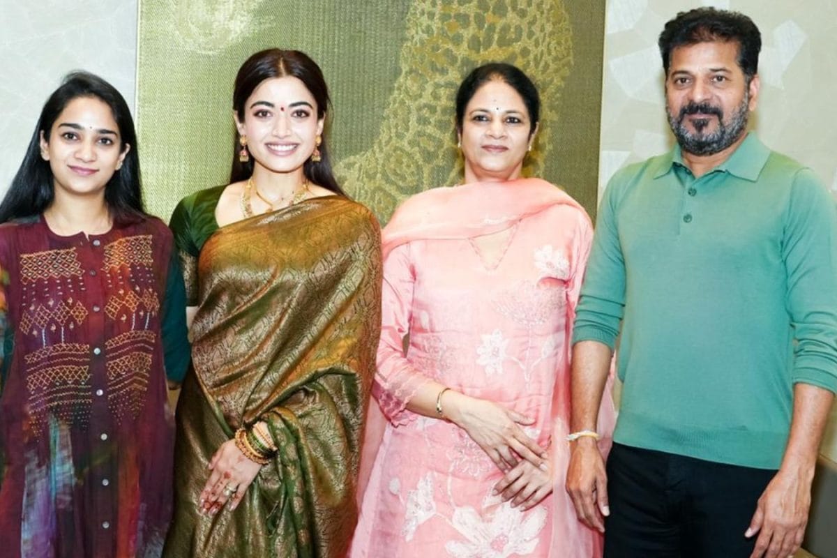 Rashmika Mandanna: మార్చి 4న 'విరోష్' గ్రాండ్ రిసెప్షన్.. సీఎం రేవంత్ రెడ్డిని కలిసి ఆహ్వానం అందించిన రష్మిక మందన్న..!