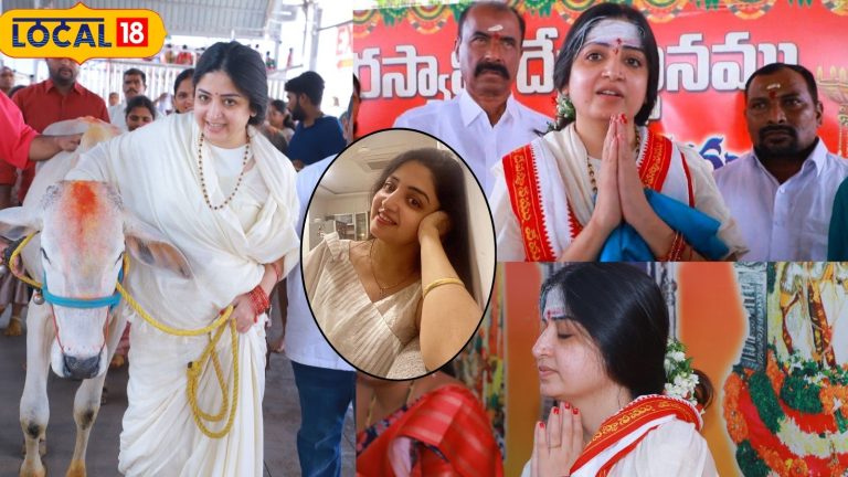 Tollywood Actress: నుదిటిన విభూది, తెల్లచీరలో టాలీవుడ్ స్టార్ హీరోయిన్.. భీమేశ్వర స్వామి సన్నిధిలో ప్రత్యేక పూజలు దేనికో తెలుసా..?