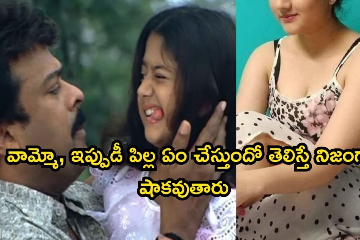 జై చిరంజీవ సినిమాలో చిరంజీవి మేనకోడలు గుర్తుందా? ఇప్పుడెలా ఉందో చూస్తే షాకవుతారు.. ఏం అందంరా సామీ..!