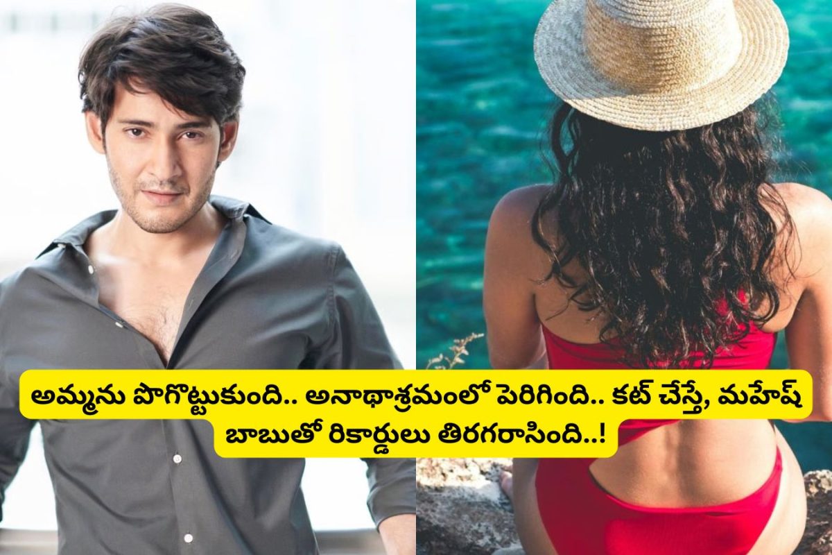 Telugu Heroine: అమ్మను పోగొట్టుకుంది.. అనాథాశ్రమంలో పెరిగింది.. కట్ చేస్తే, మహేష్ బాబుతో రికార్డులు తిరగరాసింది.. ఈ హీరోయిన్‌ను గుర్తుపట్టారా?