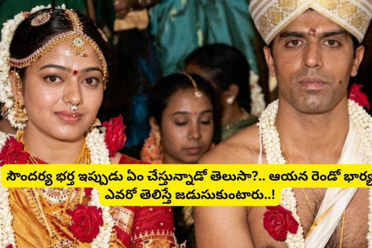 Soundarya: సౌందర్య భర్త ఇప్పుడు ఏం చేస్తున్నాడో తెలుసా?.. ఆయన రెండో పెళ్లి ఎవరిని చేసుకున్నాడో తెలిస్తే ఫ్యూజులు ఎగిరిపోతాయ్..!