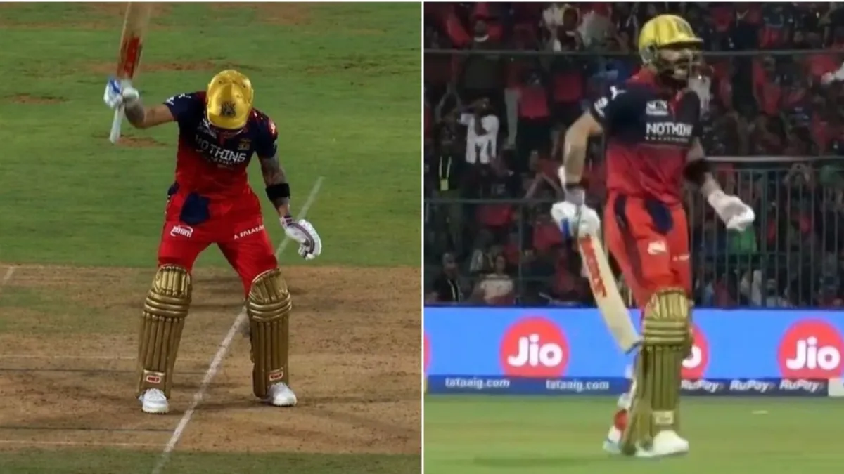 క్లీన్ బౌల్డ్ అయ్యాక కోహ్లీ రియాక్షన్ చూడాలి: జస్ట్ మిస్.. బ్యాట్ విరిగిపోయేదే