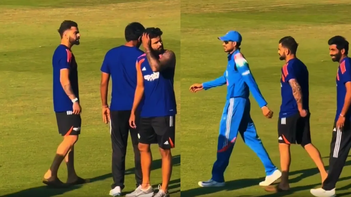 ఇంగ్లాండ్‌పై భారత్ గ్రాండ్ విక్టరీ.. మ్యాచ్ తర్వాత విరాట్ కోహ్లీ రియాక్షన్ వైరల్!(వీడియో)